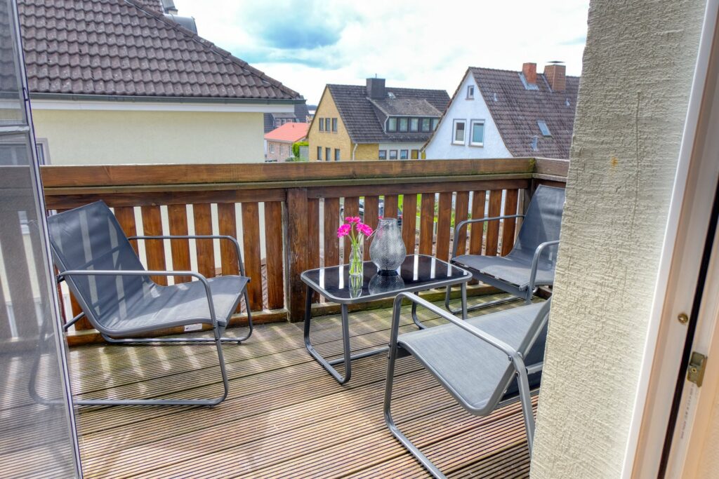 Balkon Loungeecke der Fewo