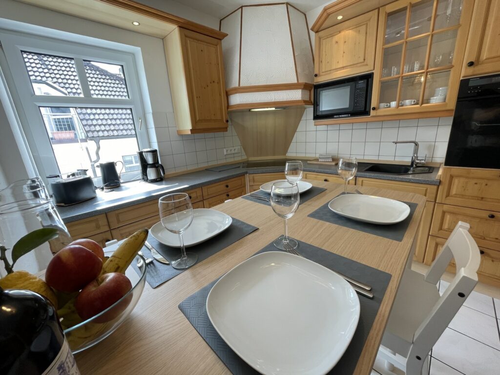 Essbereich der Ferienwohnung Gästehaus Lehne No. 5